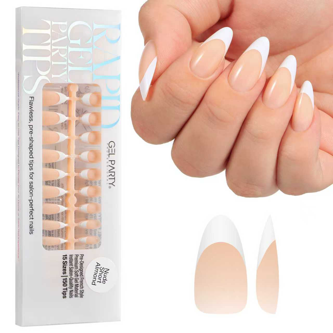 GELPARTY Soft Gel French Tips